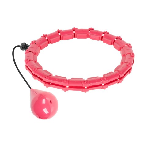 SMART HULA HO P ODCHUDZAJĄCE KOŁO Z WY PUSTKAMI I OBCIĄŻENIEM 50CM, RÓŻOWE, REBEL ACTIVE SMART HULA HO P ODCHUDZAJĄCE KOŁO Z WY PUSTKAMI I OBCIĄŻENIEM 50CM, RÓŻOWE, REBEL ACTIVE