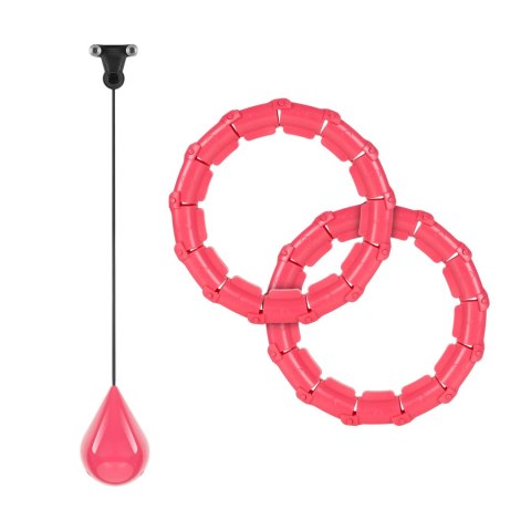 SMART HULA HO P ODCHUDZAJĄCE KOŁO Z WY PUSTKAMI I OBCIĄŻENIEM 50CM, RÓŻOWE, REBEL ACTIVE SMART HULA HO P ODCHUDZAJĄCE KOŁO Z WY PUSTKAMI I OBCIĄŻENIEM 50CM, RÓŻOWE, REBEL ACTIVE