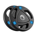 ZESTAW OBCIĄŻEŃ ŻELIWNYCH GUMOWANYCH 2x10KG, OTWÓR OLIM PIJSKI 51MM, REBEL ACTIVE