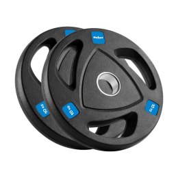 ZESTAW OBCIĄŻEŃ ŻELIWNYCH GUMOWANYCH 2x10KG, OTWÓR OLIM PIJSKI 51MM, REBEL ACTIVE