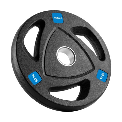ZESTAW OBCIĄŻEŃ ŻELIWNYCH GUMOWANYCH 2x10KG, OTWÓR OLIM PIJSKI 51MM, REBEL ACTIVE ZESTAW OBCIĄŻEŃ ŻELIWNYCH GUMOWANYCH 2x10KG, OTWÓR OLIM PIJSKI 51MM, REBEL ACTIVE