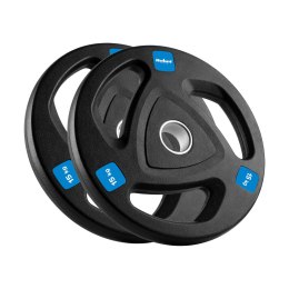 ZESTAW OBCIĄŻEŃ ŻELIWNYCH GUMOWANYCH 2x15KG, OTWÓR OLIM PIJSKI 51MM, REBEL ACTIVE
