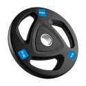 ZESTAW OBCIĄŻEŃ ŻELIWNYCH GUMOWANYCH 2x15KG, OTWÓR OLIM PIJSKI 51MM, REBEL ACTIVE