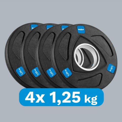 ZESTAW OBCIĄŻEŃ ŻELIWNYCH GUMOWANYCH 4x1.25KG, OTWÓR OLIM PIJSKI 51MM, REBEL ACTIVE ZESTAW OBCIĄŻEŃ ŻELIWNYCH GUMOWANYCH 4x1.25KG, OTWÓR OLIM PIJSKI 51MM, REBEL ACTIVE