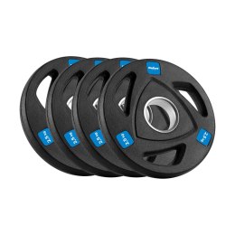 ZESTAW OBCIĄŻEŃ ŻELIWNYCH GUMOWANYCH 4x2.5KG, OTWÓR OLIM PIJSKI 51MM, REBEL ACTIVE