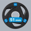 ZESTAW OBCIĄŻEŃ ŻELIWNYCH GUMOWANYCH 4x2.5KG, OTWÓR OLIM PIJSKI 51MM, REBEL ACTIVE