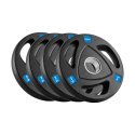 ZESTAW OBCIĄŻEŃ ŻELIWNYCH GUMOWANYCH 4x5KG, OTWÓR OLIM PIJSKI 51MM, REBEL ACTIVE