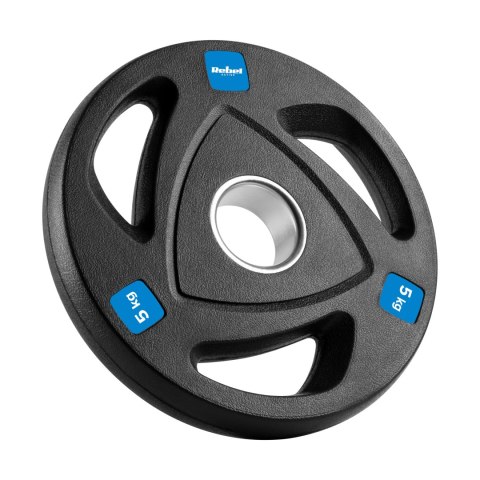 ZESTAW OBCIĄŻEŃ ŻELIWNYCH GUMOWANYCH 4x5KG, OTWÓR OLIM PIJSKI 51MM, REBEL ACTIVE ZESTAW OBCIĄŻEŃ ŻELIWNYCH GUMOWANYCH 4x5KG, OTWÓR OLIM PIJSKI 51MM, REBEL ACTIVE