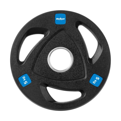 ZESTAW OBCIĄŻEŃ ŻELIWNYCH GUMOWANYCH 4x5KG, OTWÓR OLIM PIJSKI 51MM, REBEL ACTIVE ZESTAW OBCIĄŻEŃ ŻELIWNYCH GUMOWANYCH 4x5KG, OTWÓR OLIM PIJSKI 51MM, REBEL ACTIVE