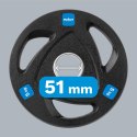 ZESTAW OBCIĄŻEŃ ŻELIWNYCH GUMOWANYCH 4x5KG, OTWÓR OLIM PIJSKI 51MM, REBEL ACTIVE