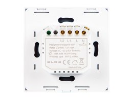 72-088# INTELIGENTNY WŁĄCZNIK ŚWIATŁA DWUKANAŁOWY SZKLANY WIFI TUYA