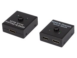 92-170# ROZGAŁĘŹNIK SWITCH HDMI 2x1 S PLITER 1x2 4K