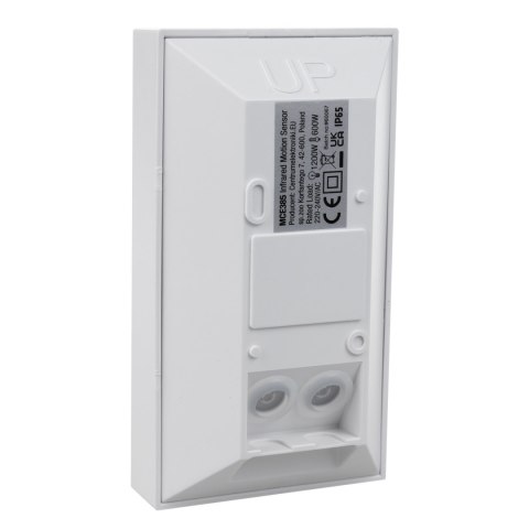 CZUJNIK RUCHU PIR MACLEAN, ZEWNĘTRZNY NA PODCZERWIEŃ, NIE REAGUJE NA ZWIERZĘTA, MAx.1200W, IP65, MCE385 W CZUJNIK RUCHU PIR MACLEAN, ZEWNĘTRZNY NA PODCZERWIEŃ, NIE REAGUJE NA ZWIERZĘTA, MAx.1200W, IP65, MCE385 W