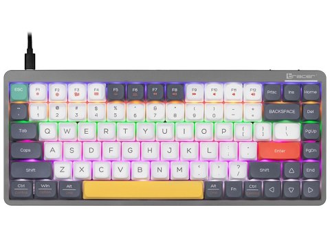 KLAWIATURA MECHANICZNA TRACER FINA 84 GREY (OUTEMU RED SWITCH) KLAWIATURA MECHANICZNA TRACER FINA 84 GREY (OUTEMU RED SWITCH)