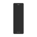 MATA GIMNASTYCZNA DO ĆWICZEŃ JOGA,  PILATES, FITNESS, 183x61CM, GRUBOŚĆ 1.5CM, MATERIAŁ NBR, CZARNA, REBEL ACTIVE