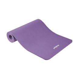 MATA GIMNASTYCZNA DO ĆWICZEŃ JOGA,  PILATES, FITNESS, 183x61CM, GRUBOŚĆ 1.5CM, MATERIAŁ NBR, FIOLETOWA, REBEL ACTIVE