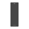 MATA GIMNASTYCZNA DO ĆWICZEŃ JOGA,  PILATES, FITNESS, 183x61CM, GRUBOŚĆ 6MM, MATERIAŁ TPE, CZARNA, REBEL ACTIVE
