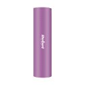 MATA GIMNASTYCZNA DO ĆWICZEŃ JOGA,  PILATES, FITNESS, 183x61CM, GRUBOŚĆ 6MM, MATERIAŁ TPE, FIOLETOWA, REBEL ACTIVE