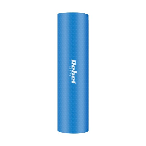 MATA GIMNASTYCZNA DO ĆWICZEŃ JOGA, PILATES, FITNESS, 183x61CM, GRUBOŚĆ 6MM, MATERIAŁ TPE, NIEBIESKA, REBEL ACTIVE MATA GIMNASTYCZNA DO ĆWICZEŃ JOGA, PILATES, FITNESS, 183x61CM, GRUBOŚĆ 6MM, MATERIAŁ TPE, NIEBIESKA, REBEL ACTIVE