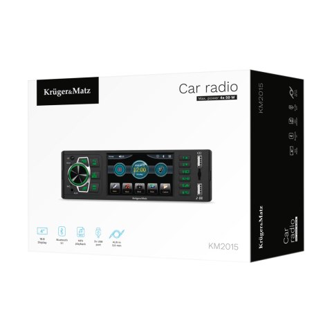 RADIO SAMOCHODOWE KRUGER&MATZ KM2015 RADIO SAMOCHODOWE KRUGER&MATZ KM2015