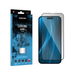 SZKŁO OCHRONNE MYSCREEN DIAMOND GLASS LITE EDGE FULL GLUE CZARNE A P PLE IPHONE 14 PRO 6.1