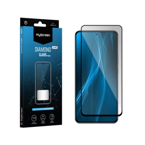 SZKŁO OCHRONNE MYSCREEN DIAMOND GLASS LITE EDGE FULL GLUE CZARNE SAMSUNG GALAxY S22+/S23+ SZKŁO OCHRONNE MYSCREEN DIAMOND GLASS LITE EDGE FULL GLUE CZARNE SAMSUNG GALAxY S22+/S23+