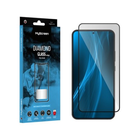 SZKŁO OCHRONNE MYSCREEN DIAMOND GLASS LITE EDGE FULL GLUE CZARNE SAMSUNG GALAxY S22/S23 SZKŁO OCHRONNE MYSCREEN DIAMOND GLASS LITE EDGE FULL GLUE CZARNE SAMSUNG GALAxY S22/S23