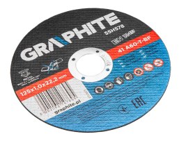 TARCZE TNĄCE DO METALU 125 x 1.0 x 22.2 MM, 41 A60-T-BF, 10 SZTUK FOLIA