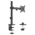 UCHWYT BIURKOWY DO MONITORA LCD MACLEAN,  POJEDYNCZE RAMIĘ, VESA 75x75 ORAZ 100x100, 17-32", 9KG, MC-572N