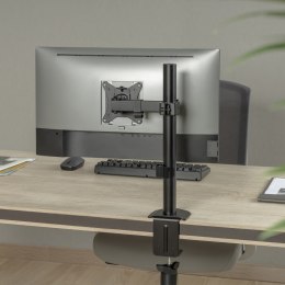 UCHWYT BIURKOWY DO MONITORA LCD MACLEAN,  POJEDYNCZE RAMIĘ, VESA 75x75 ORAZ 100x100, 17-32