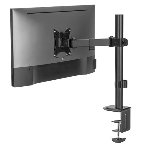 UCHWYT BIURKOWY DO MONITORA LCD MACLEAN, POJEDYNCZE RAMIĘ, VESA 75x75 ORAZ 100x100, 17-32", 9KG, MC-572N UCHWYT BIURKOWY DO MONITORA LCD MACLEAN, POJEDYNCZE RAMIĘ, VESA 75x75 ORAZ 100x100, 17-32", 9KG, MC-572N