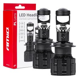 ŻARÓWKI SAMOCHODOWE LED SERIA  PL LENS H7/H18 SOCZEWKA 6000K CANBUS AMIO-03668