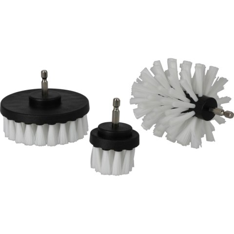 ZESTAW SZCZOTEK NA WIERTARKĘ "SOFT",FI5/9/10CM,3SZT, PROLINE ZESTAW SZCZOTEK NA WIERTARKĘ "SOFT",FI5/9/10CM,3SZT, PROLINE