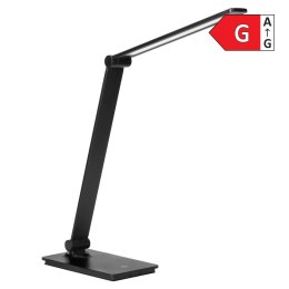 HANA LED, LAM PKA BIURKOWA, 5W, 240LM, 4000K, FUNKCJA ŚCIEMNIANIA, CZARNA