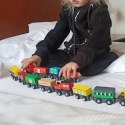 KOLEJKA DREWNIANA-  POCIĄG 12SZT. KRUZZEL 23522
