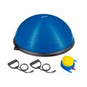 PÓŁ PIŁKA DO BALANSOWANIA, TRENER RÓWNOWAGI 58CM +  POM PKA, REBEL ACTIVE