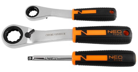 ZESTAW NASADEK PRZELOTOWYCH 1/4" + 3/8", 46 SZT. ZESTAW NASADEK PRZELOTOWYCH 1/4" + 3/8", 46 SZT.