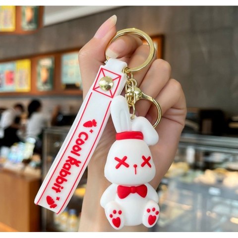 BRELOK DO KLUCZY BIAŁY KRÓLIK BRL209