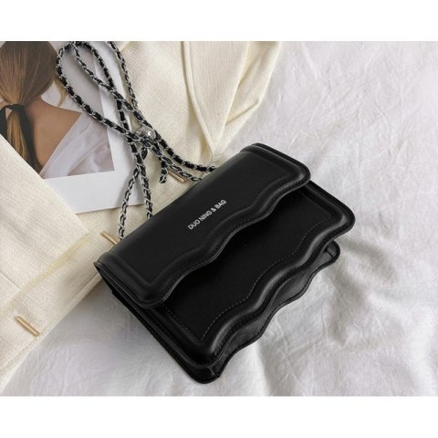 ELEGANCKA TOREBKA DAMSKA NA RAMIĘ KOLEKCJA 2024 CZERŃ T248