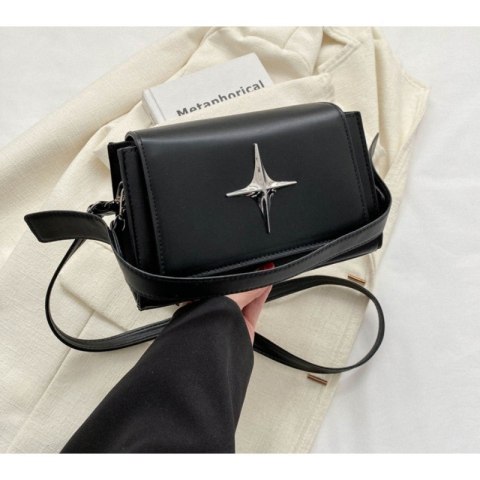 ELEGANCKA TOREBKA DAMSKA NA RAMIĘ KOLEKCJA 2024 CZERŃ T250