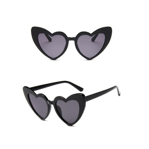 OKULARY PRZECIWSŁONECZNE SERCA HEART BLACK OK272WZ1