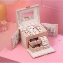 SZKATUŁKA NA BIŻUTERIĘ KUFEREK ETUI ORGANIZER PD120PR