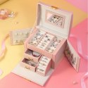 SZKATUŁKA NA BIŻUTERIĘ KUFEREK ETUI ORGANIZER PD120PR