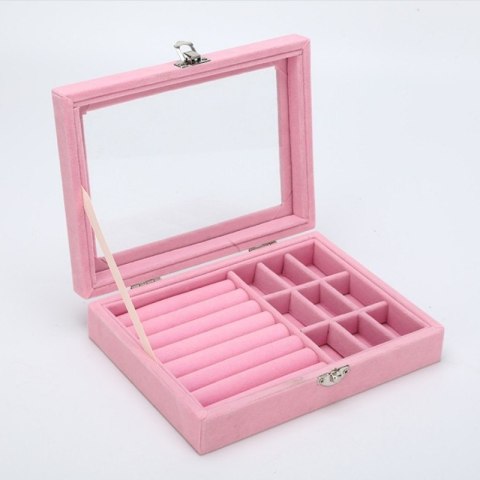 SZKATUŁKA NA BIŻUTERIĘ KUFEREK ORGANIZER PUDEŁKO PD132R