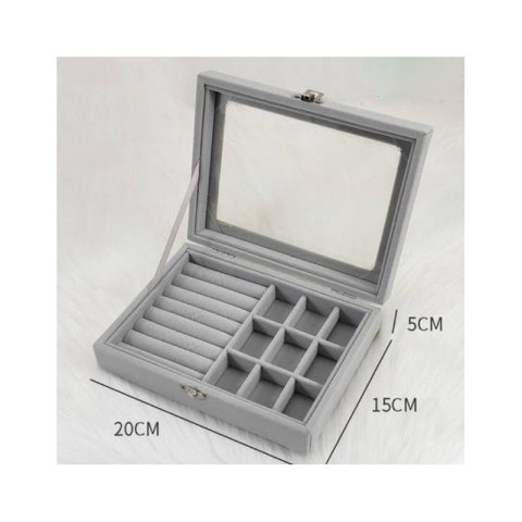 SZKATUŁKA NA BIŻUTERIĘ KUFEREK ORGANIZER PUDEŁKO PD132SZ