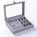SZKATUŁKA NA BIŻUTERIĘ KUFEREK ORGANIZER PUDEŁKO PD132SZ