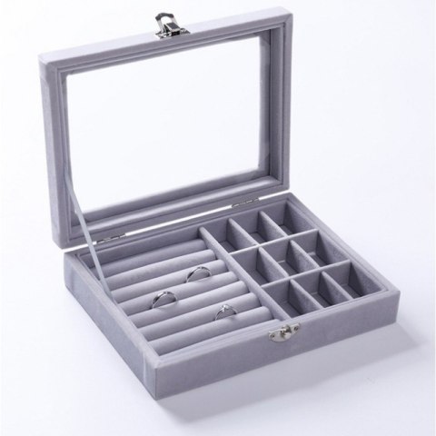 SZKATUŁKA NA BIŻUTERIĘ KUFEREK ORGANIZER PUDEŁKO PD132SZ