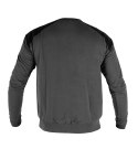 BLUZA COMFORT, SZARO-CZARNA, ROZMIAR S