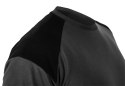 BLUZA COMFORT, SZARO-CZARNA, ROZMIAR S