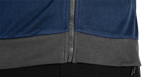 BLUZA ROZ PINANA Z KA PTUREM COMFORT, GRANATOWA, ROZMIAR XL BLUZA ROZ PINANA Z KA PTUREM COMFORT, GRANATOWA, ROZMIAR XL